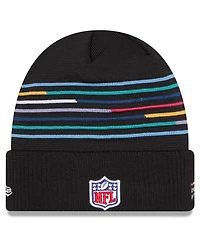 New Era Men's Black Denver Broncos 2025 Nfl Crucial Catch Cuffed Knit Hat