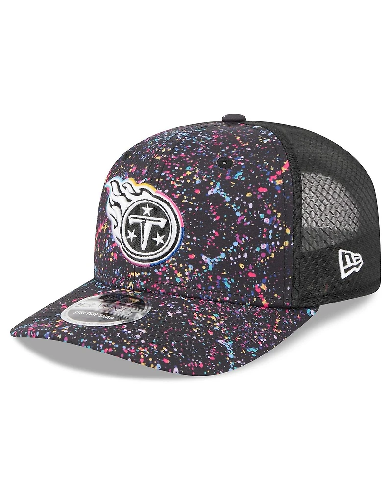 New Era Men's Black Tennessee Titans 2025 Nfl Crucial Catch 9SEVENTY Adjustable Hat