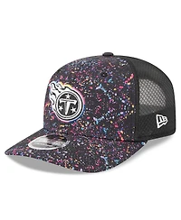 New Era Men's Black Tennessee Titans 2025 Nfl Crucial Catch 9SEVENTY Adjustable Hat