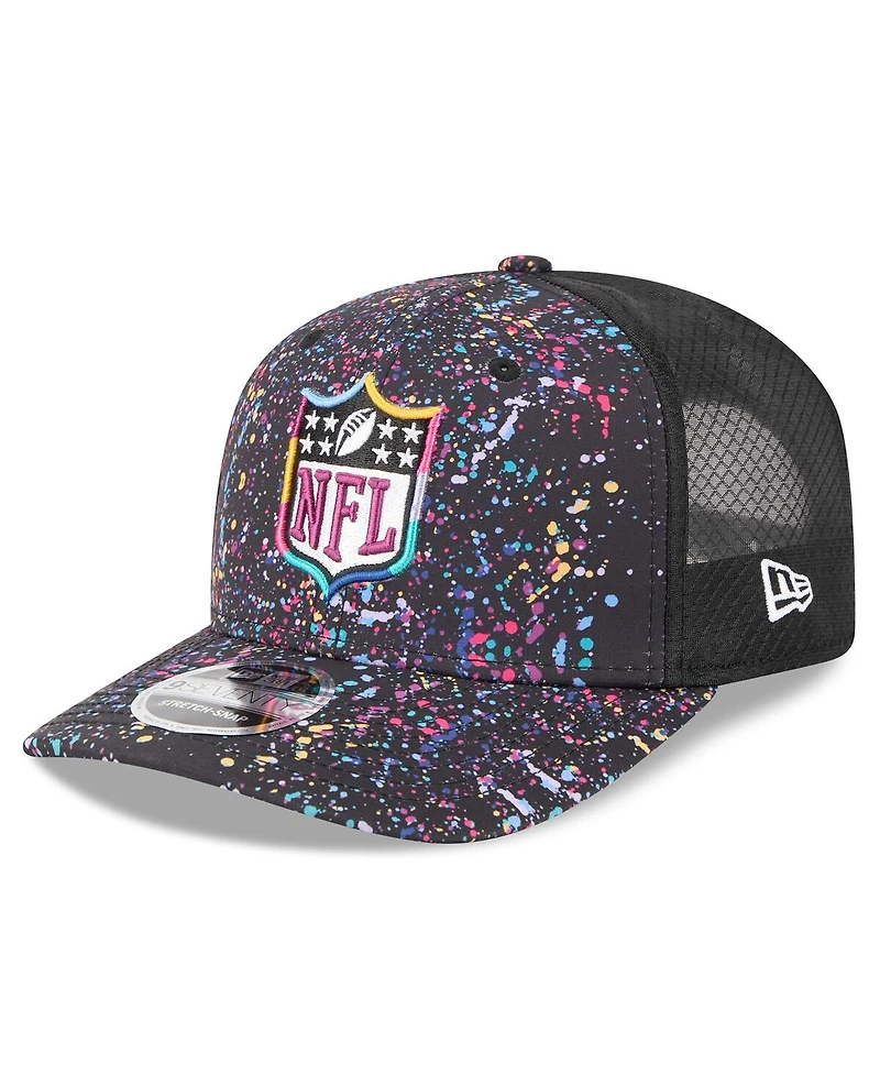 New Era Men's Black Shield Logo 2025 Nfl Crucial Catch 9SEVENTY Adjustable Hat