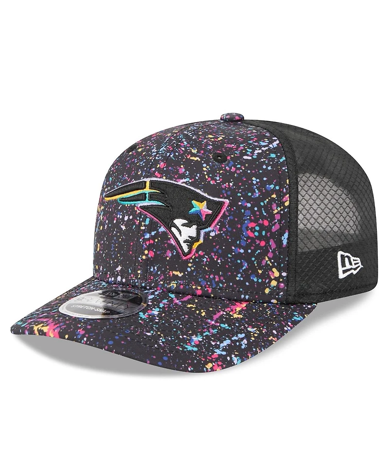 New Era Men's Black New England Patriots 2025 Nfl Crucial Catch 9SEVENTY Adjustable Hat