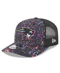 New Era Men's Black New England Patriots 2025 Nfl Crucial Catch 9SEVENTY Adjustable Hat