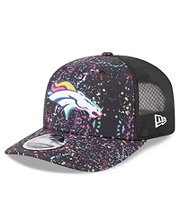 New Era Men's Black Denver Broncos 2025 Nfl Crucial Catch 9SEVENTY Adjustable Hat