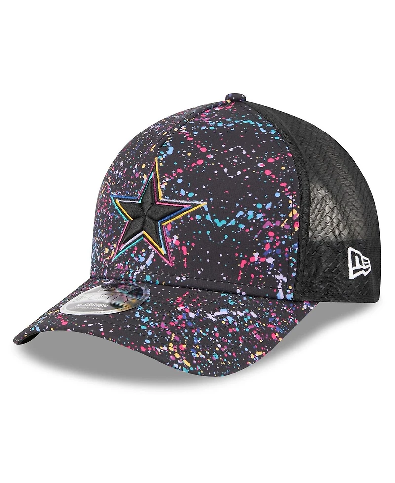 New Era Men's Black Dallas Cowboys 2025 Nfl Crucial Catch 9FORTY Adjustable Hat