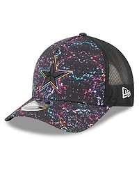 New Era Men's Black Dallas Cowboys 2025 Nfl Crucial Catch 9FORTY Adjustable Hat