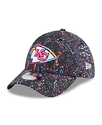 New Era Men's Black Kansas City Chiefs 2025 Nfl Crucial Catch 39THIRTY Flex Hat