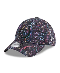 New Era Men's Black Indianapolis Colts 2025 Nfl Crucial Catch 39THIRTY Flex Hat