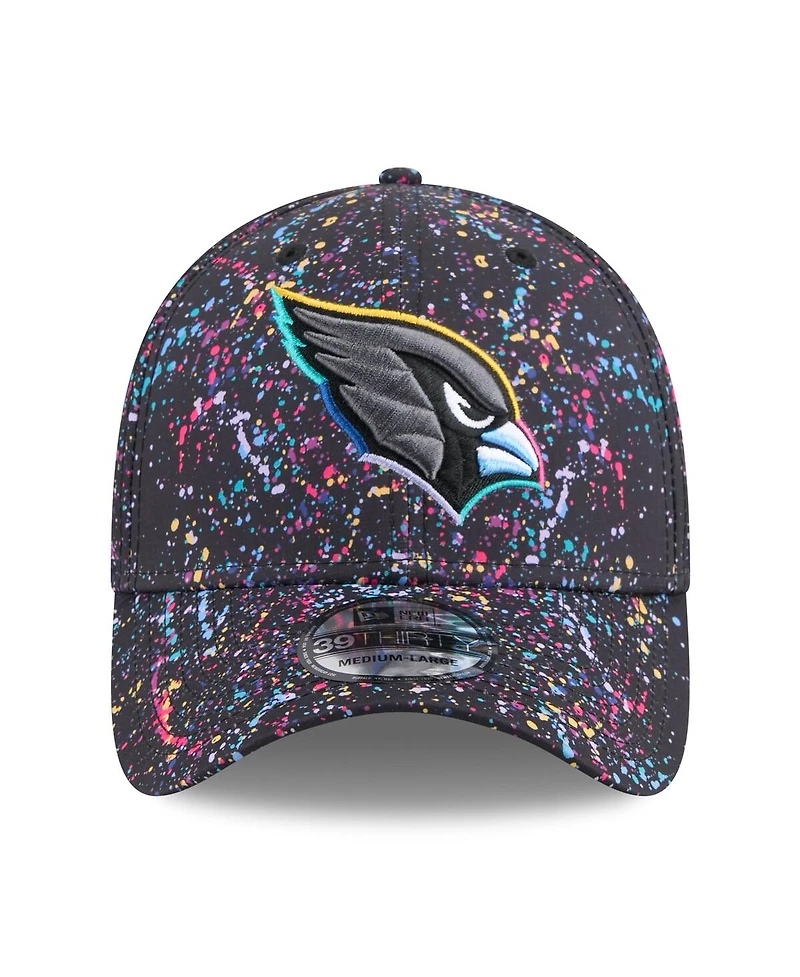 New Era Men's Black Arizona Cardinals 2025 Nfl Crucial Catch 39THIRTY Flex Hat