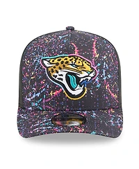 New Era Men's Black Jacksonville Jaguars 2025 Nfl Crucial Catch A-Frame 9FIFTY Snapback Hat