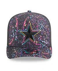 New Era Men's Black Dallas Cowboys 2025 Nfl Crucial Catch A-Frame 9FIFTY Snapback Hat