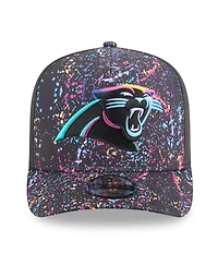 New Era Men's Black Carolina Panthers 2025 Nfl Crucial Catch A-Frame 9FIFTY Snapback Hat