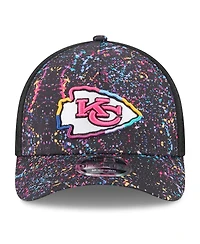 New Era Men's Black Kansas City Chiefs 2025 Nfl Crucial Catch 9FORTY Adjustable Hat