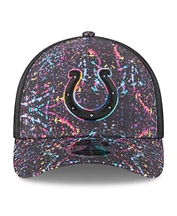 New Era Men's Black Indianapolis Colts 2025 Nfl Crucial Catch 9FORTY Adjustable Hat