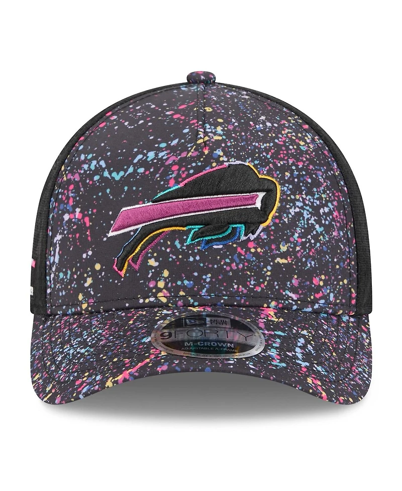 New Era Men's Black Buffalo Bills 2025 Nfl Crucial Catch 9FORTY Adjustable Hat