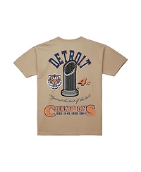 Mitchell & Ness Men's Cream Detroit Tigers Legacy Defined T-Shirt