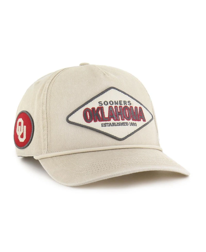 '47 Brand Men's and Women's Cream Oklahoma Sooners Outdoorsmen Cairn Hitch Adjustable Hat