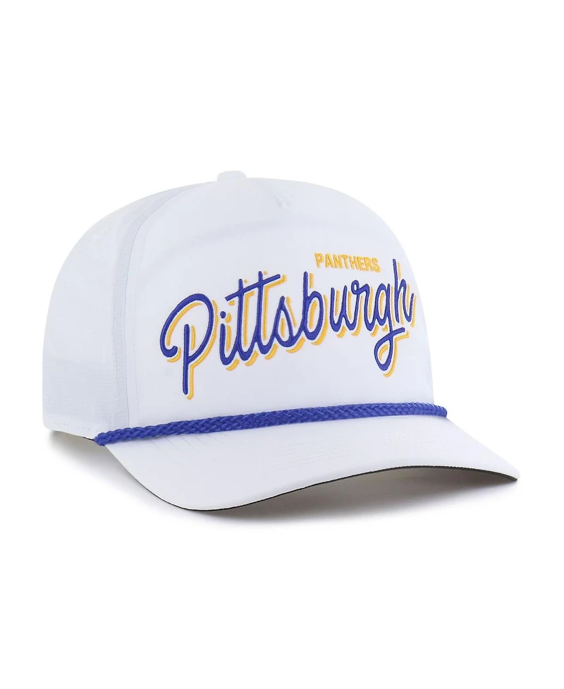 '47 Brand Men's White Pitt Panthers Fairway Hitch Adjustable Hat
