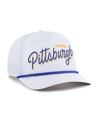 '47 Brand Men's White Pitt Panthers Fairway Hitch Adjustable Hat