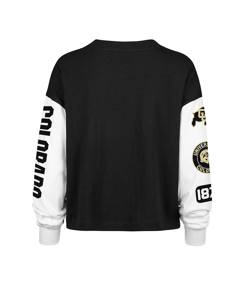 '47 Brand Women's Black Colorado Buffaloes Sydney Long Sleeve T-Shirt