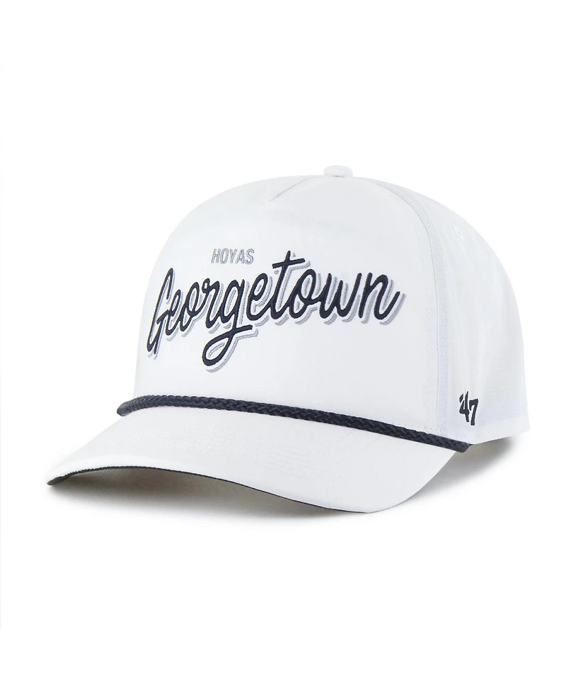 '47 Brand Men's White Georgetown Hoyas Fairway Hitch Adjustable Hat