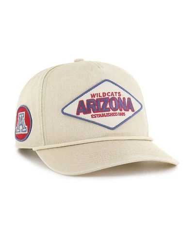 '47 Brand Men's and Women's Cream Arizona Wildcats Outdoorsmen Cairn Hitch Adjustable Hat