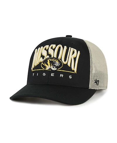 '47 Brand Men's Black Missouri Tigers Arid Adjustable Trucker Hat