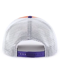 '47 Brand Big Boys and Girls Orange/Purple Clemson Tigers Super Stripe Hitch Adjustable Trucker Hat