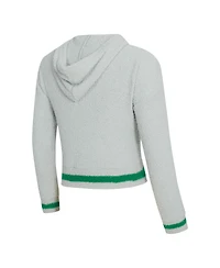 Concepts Sport Women's 2-Piece Gray/Green Oregon Ducks Whitley Long Sleeve Hoodie Top and Shorts Set