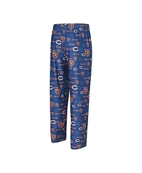 Concepts Sport Men's Navy Chicago Bears Mosaic All Over Print Pants