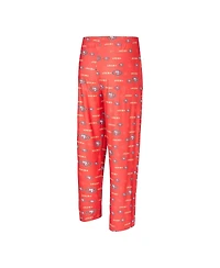 Concepts Sport Men's Scarlet San Francisco 49ers Mosaic All Over Print Pants