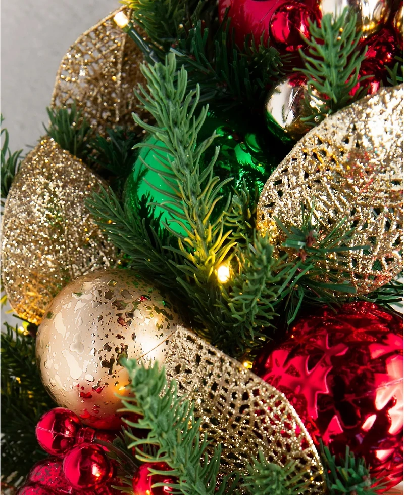 Balsam Hill 30" Merry and Bright Christmas Wreath