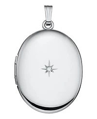 Drs, Inc. 925 Sterling Silver Oval 17mm Polished Locket for Women