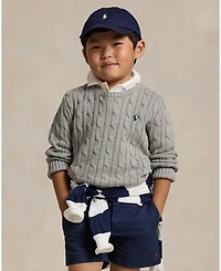 Polo Ralph Lauren Toddler and Little Boys Cable-Knit Cotton Sweater