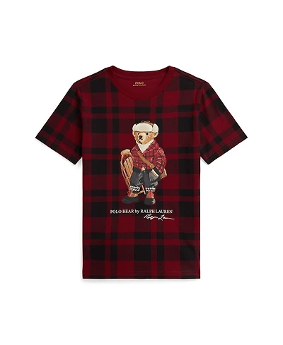 Polo Ralph Lauren Toddler & Little Boys 2T-7 Plaid Bear T-Shirt