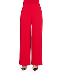Tahari Asl Women's Mid-Rise Wide Leg Pants