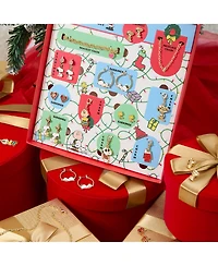 Peanuts Snoopy Jewelry Advent Gift Set: Necklace, Bracelet & Charms Mix & Match Christmas Calendar Box Collection