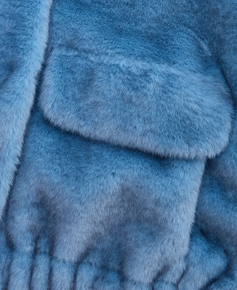 On 34th Women's Woven Solid Faux-Fur Bomber Jacket, Macy's Exclusive