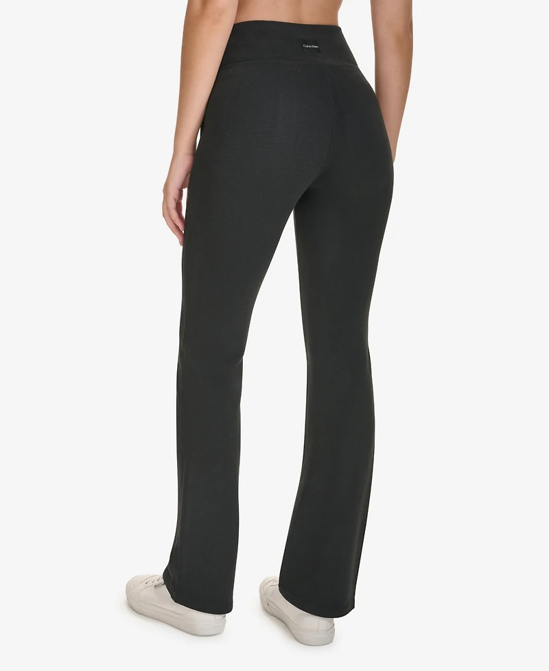 Calvin Klein Women's Flare-Leg High-Waist Pants