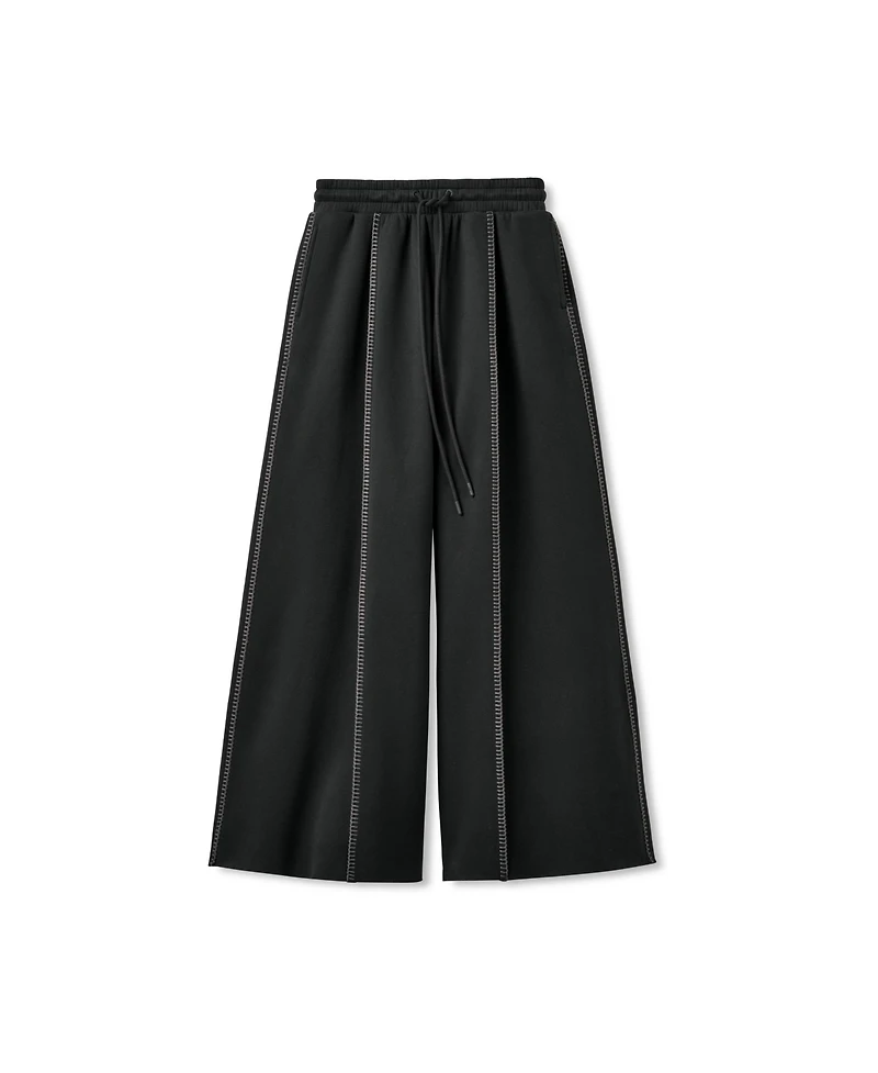 Ugg Women's Classic Extra Whipstitch Detail Wide-Leg Pants