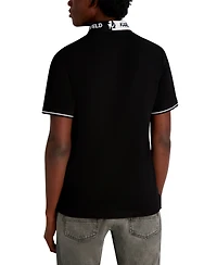 Karl Lagerfeld Paris Men's Collared Polo T-Shirt
