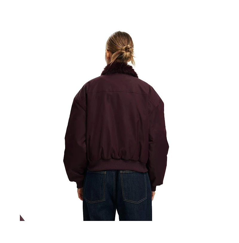 Cotton On Women's Astro Collared Bomber