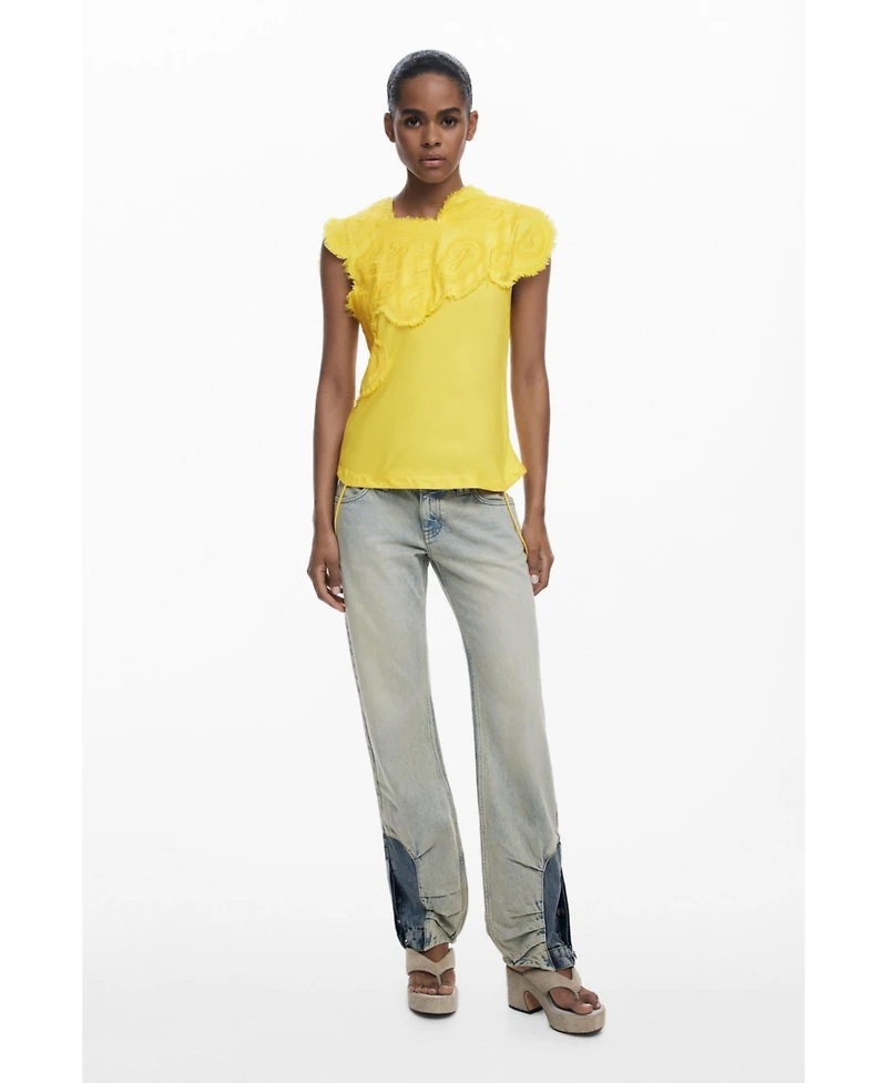 Desigual Women's Embroidered blouse