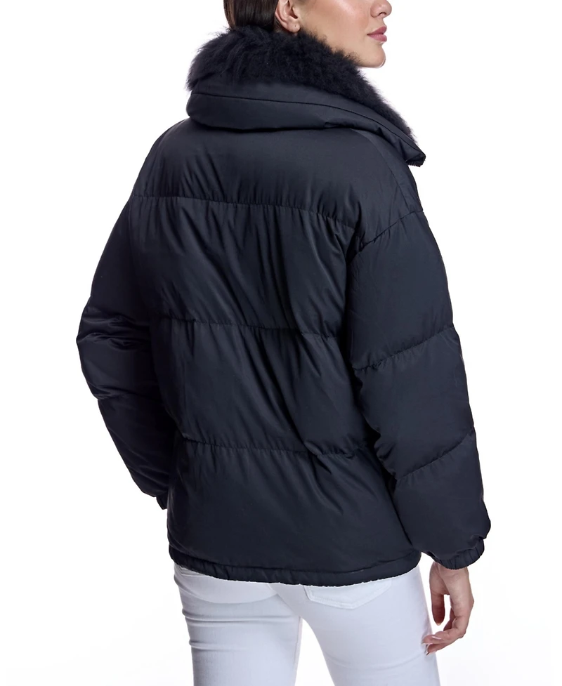 Julia & Stella by Maximilian Women's Fur-Trimmed Puffer
