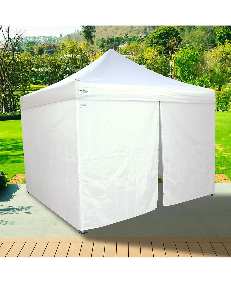 Caravan Canopy CVAN11007912014 4 Sidewall Kit Only, for Outdoor Tent, White