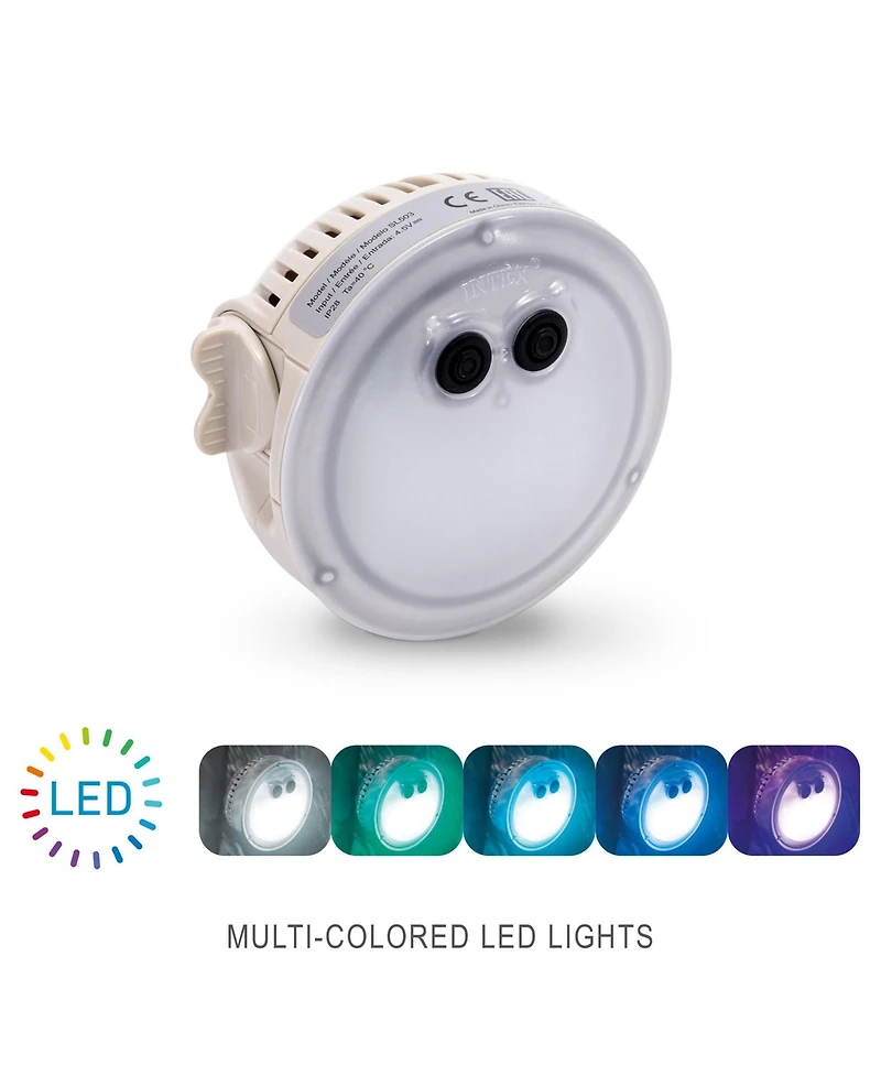 Intex PureSpa Battery Powered Multi-Colored Led Light for Spas and Hot Tubs