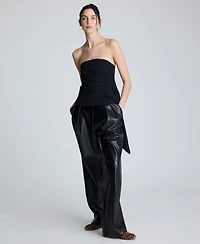 Kenneth Cole Women's Drape Front Bustier Top