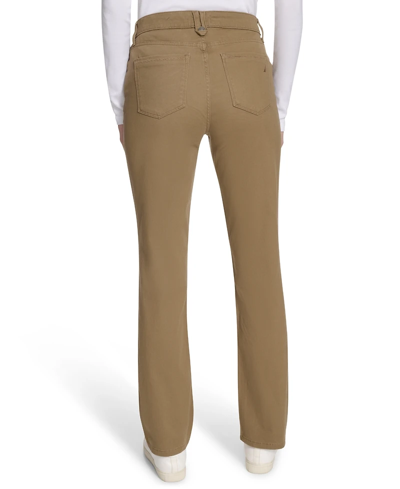 Nautica Jeans Women's Solid Stretch Full-Length