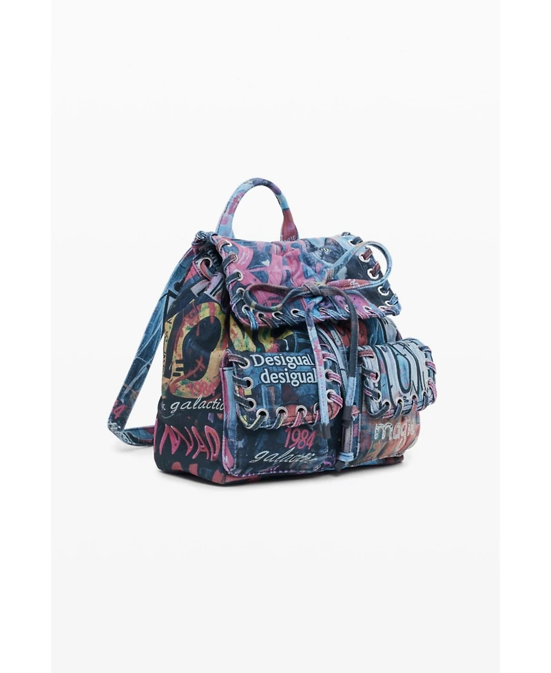 Desigual Women's Small graffiti backpack