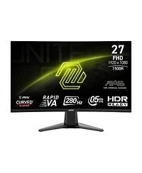 Msi Mag 276CXF 27" 16:9 Full Hd 280Hz Curved Va Led Hdr Gaming Monitor, Metallic Black