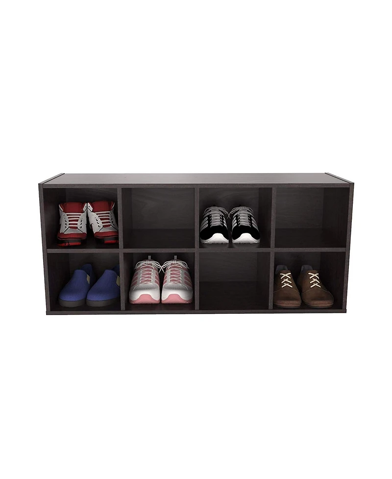 ClosetMaid 5081 8 Box Stylish Closet Shoe Organizing Storage Station, Espresso